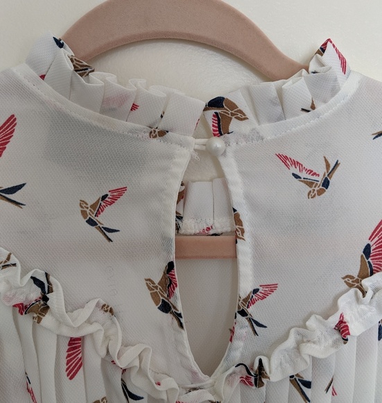 Bird Print Dress - Picture 4 of 7